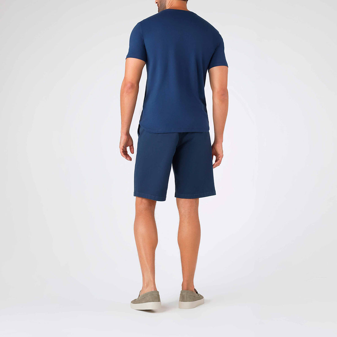 Bermuda Chino Sarja Masculina - Azul Marinho