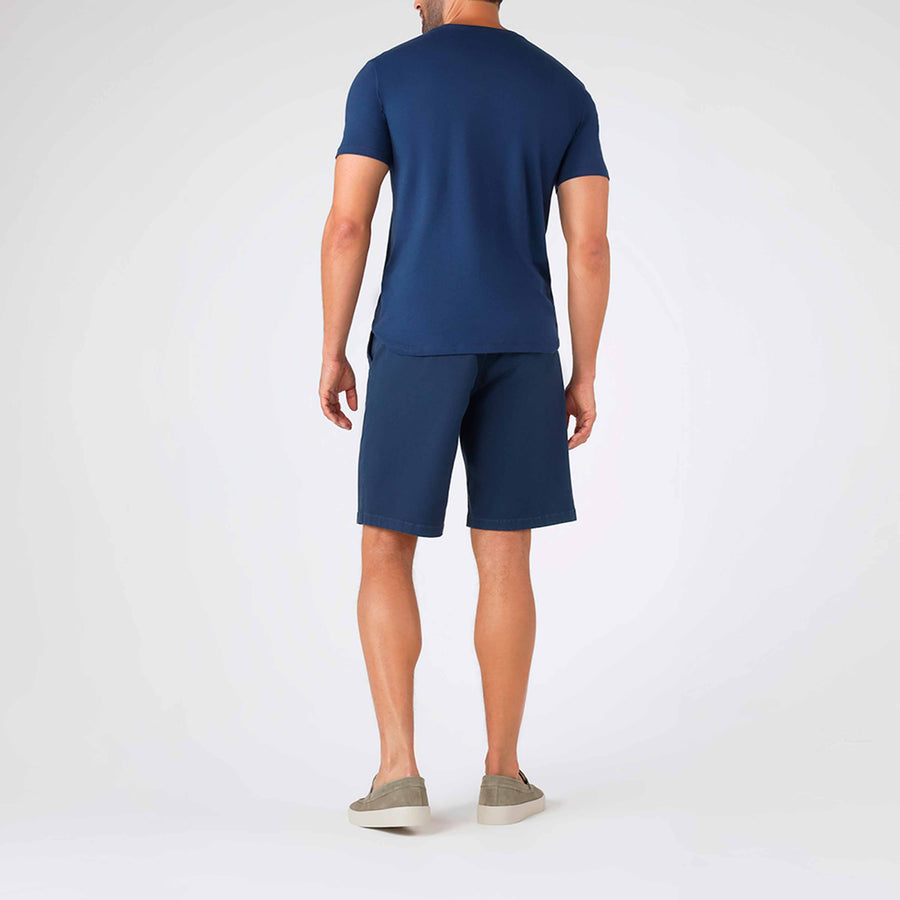 Bermuda Chino Sarja Masculina - Azul Marinho