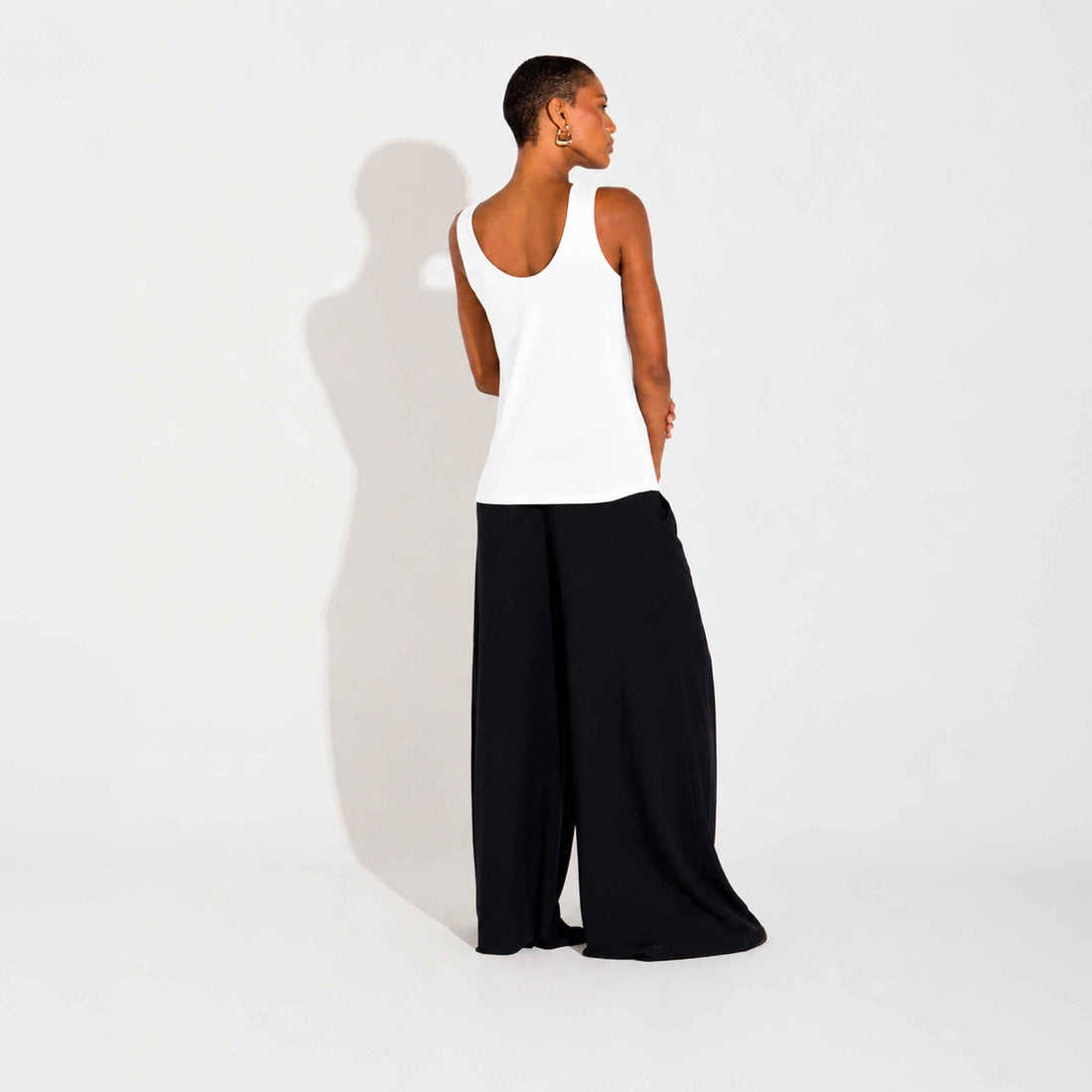 Regata Algodão Pima Feminina - Branco