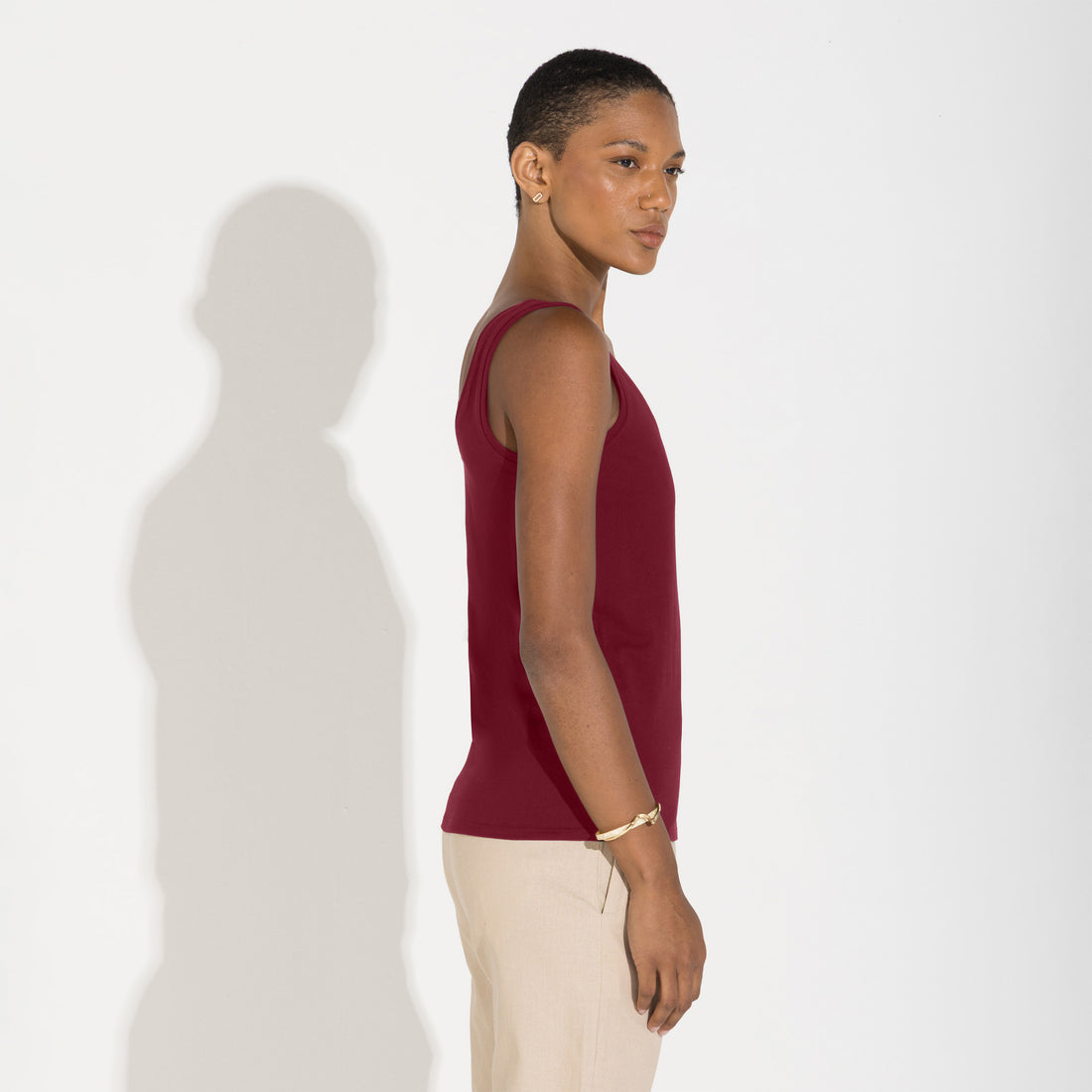 Regata Algodão Pima Feminina | Life Collection - Vermelho Escarlate