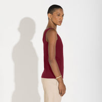 Regata Algodão Pima Feminina | Life Collection - Vermelho Escarlate