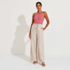 Regata Canelada Algodão Feminina - Rosa Blush