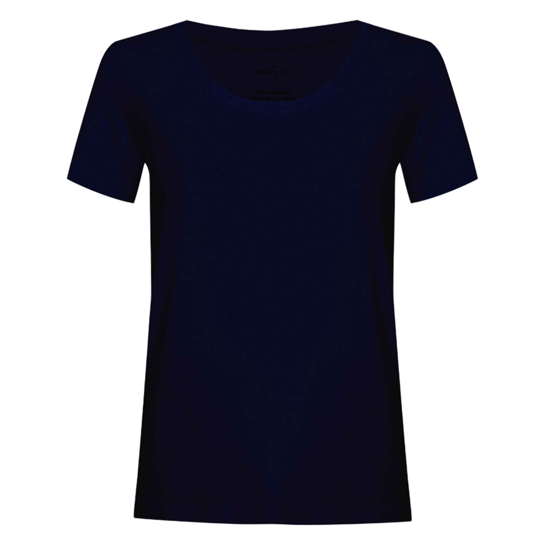 Tech T-Shirt Modal U Premium Feminina | Basico.com - Azul Marinho