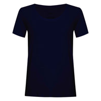 Tech T-Shirt Modal U Premium Feminina | Basico.com - Azul Marinho