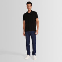 Polo Pima Masculina - Preto