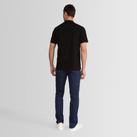 Polo Pima Masculina - Preto