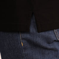 Polo Pima Masculina - Preto
