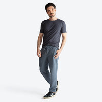 Calça Moletom Textura Leve Masculina - Mescla Escuro