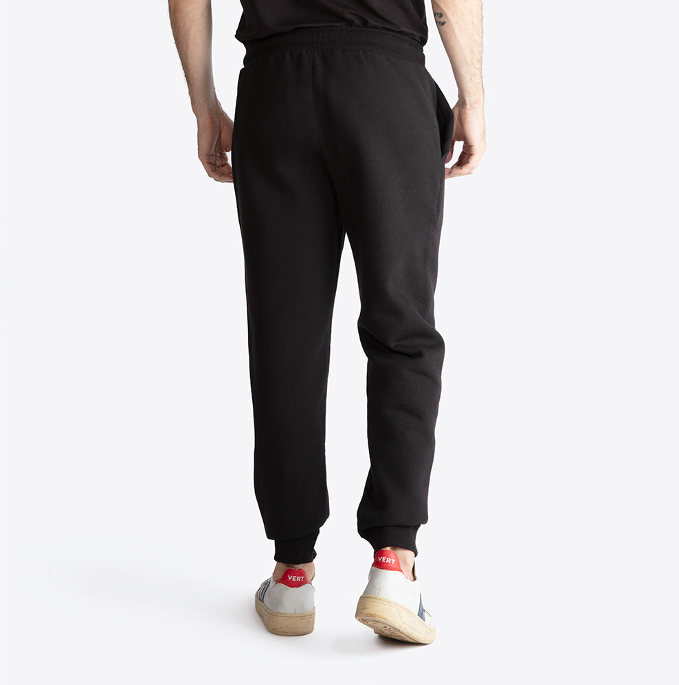 Calça Jogger Moletom Felpa Masculina - Preto
