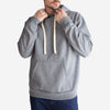 Blusa Moletom Felpa Com Capuz Masculina - Mescla Escuro