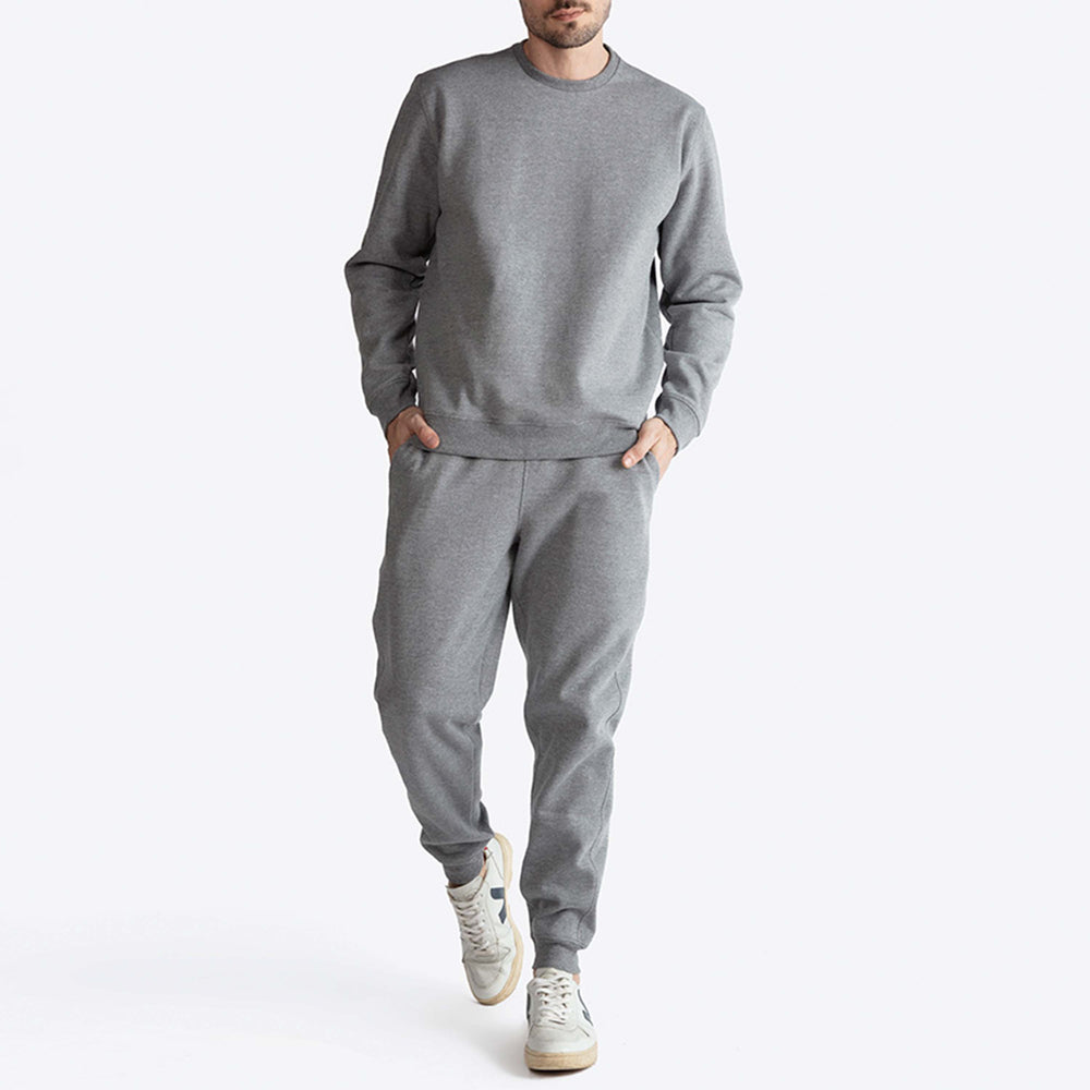 Blusa Moletom Felpa Masculina - Mescla Escuro