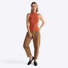Regata Canelada Viscose Feminina - Ferrugem