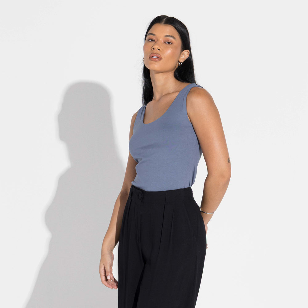 Regata Cotton Pima Feminina | Life Collection - Azul Cobalto