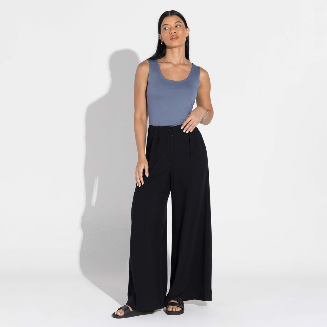 Regata Cotton Pima Feminina | Life Collection - Azul Cobalto