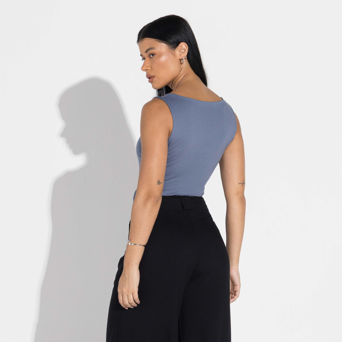 Regata Cotton Pima Feminina | Life Collection - Azul Cobalto