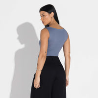 Regata Cotton Pima Feminina | Life Collection - Azul Cobalto