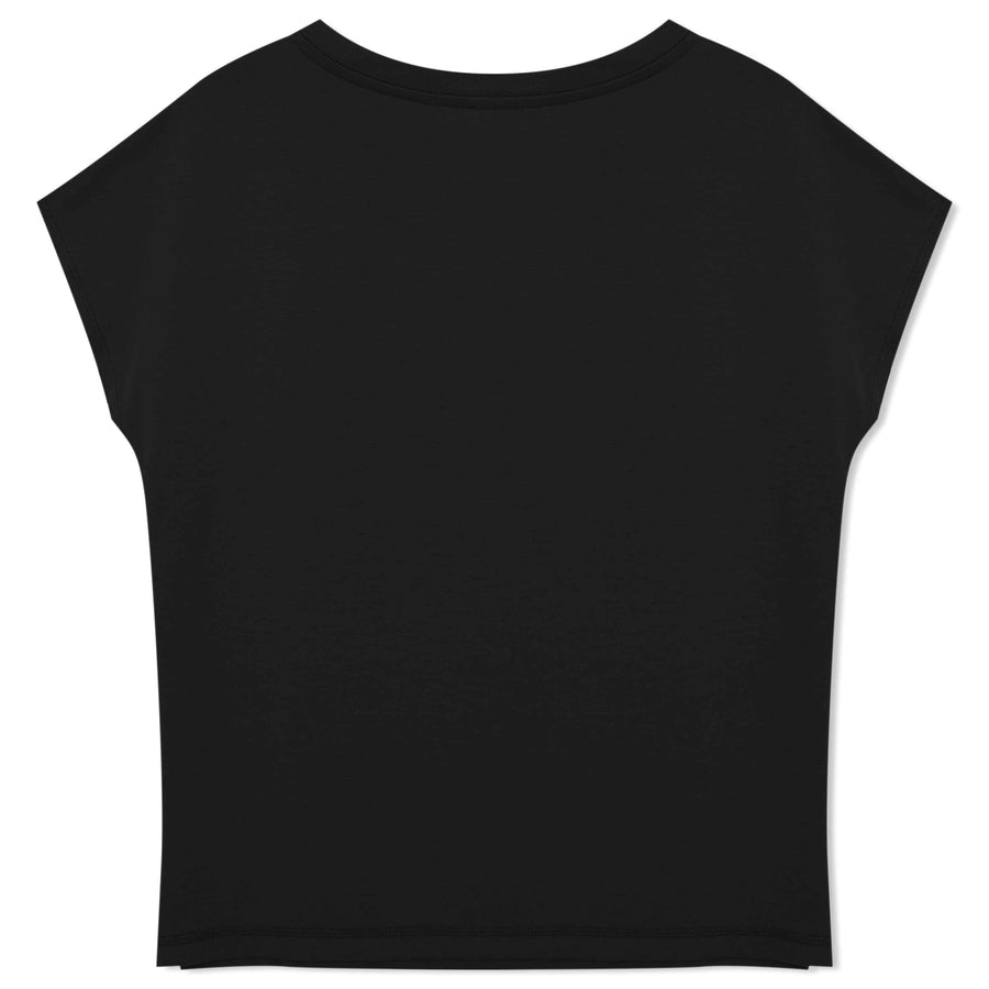 Camiseta Pima Ampla Feminina - Preto