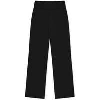 Calça Reta Moletom Flanelado Feminina - Preto