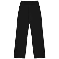 Calça Reta Moletom Flanelado Feminina - Preto