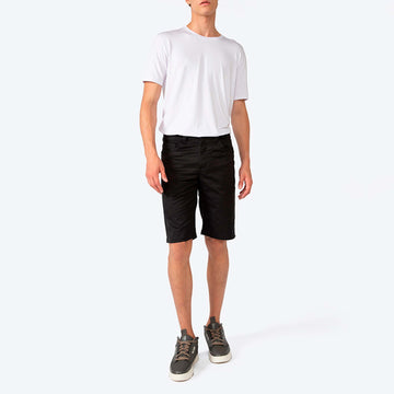 Bermuda Five Pockets Algodão Egípcio - Preto