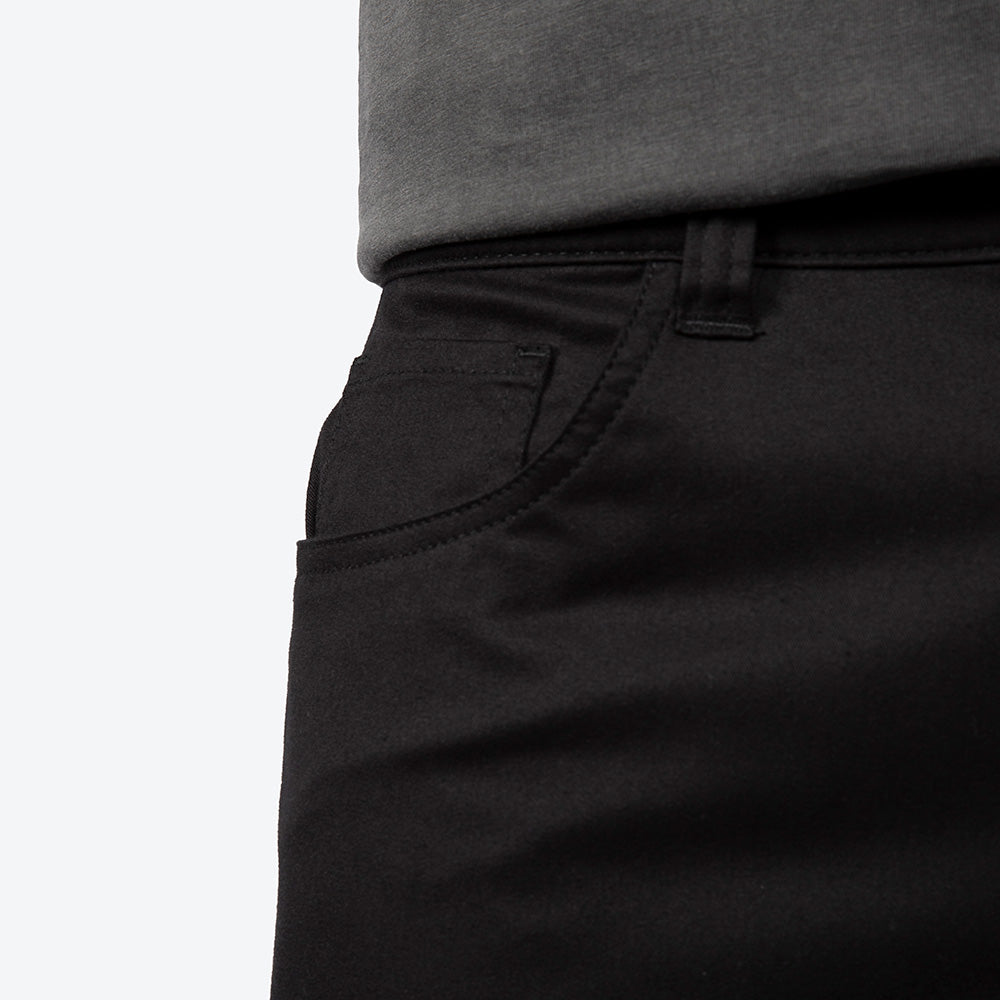 Calça Algodão Egípcio Five Pockets Masculina - Preto