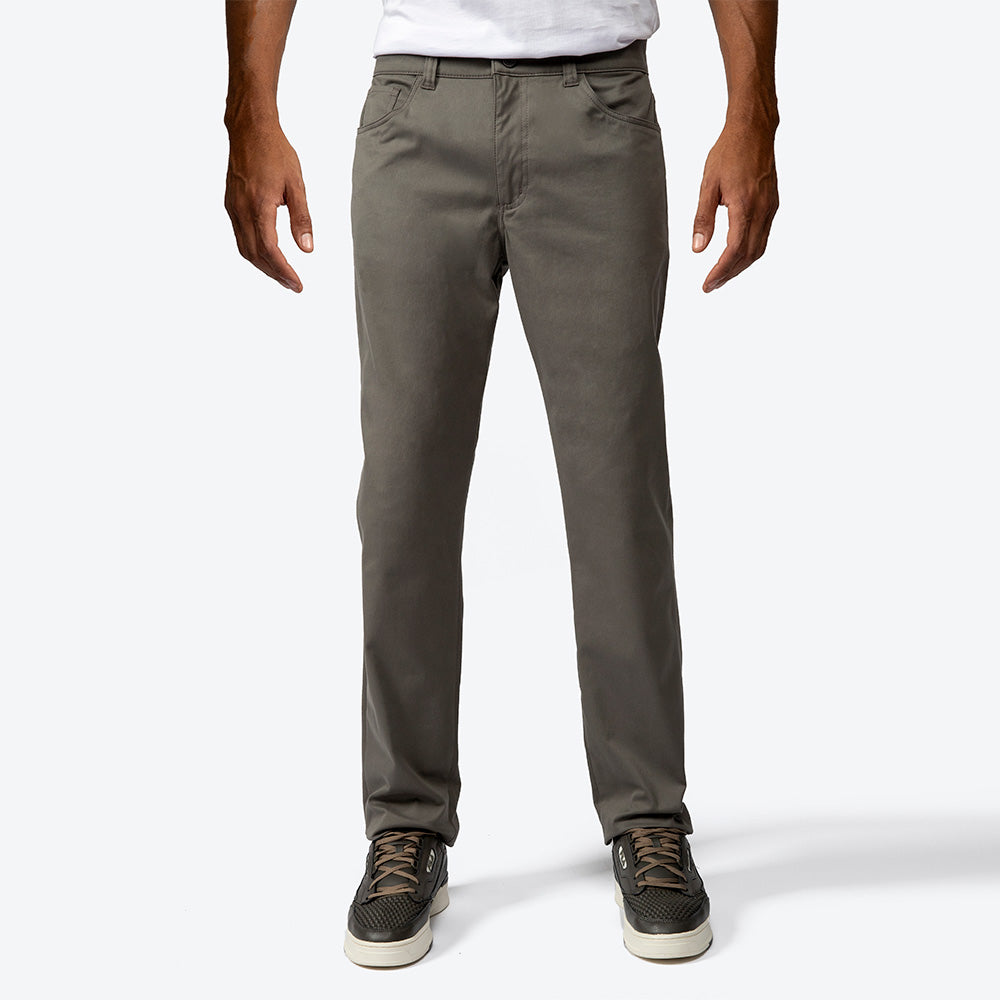 Calça Algodão Egípcio Five Pockets Masculina - Cinza