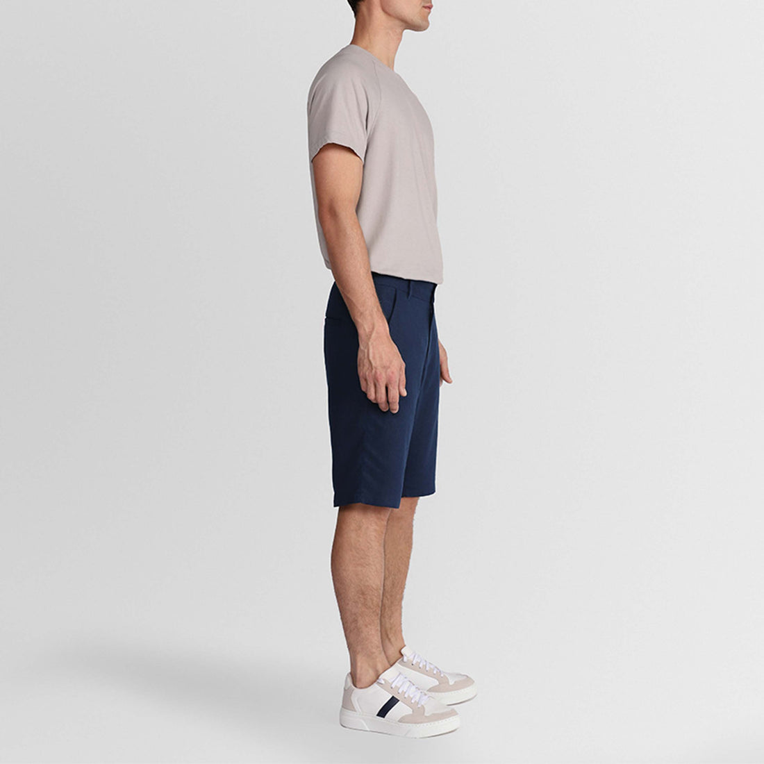 Bermuda Linho Masculina - Azul Marinho