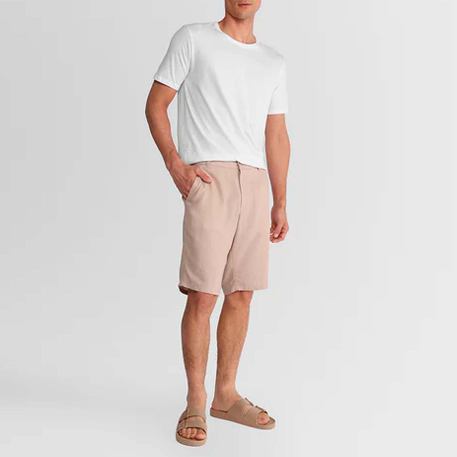 Bermuda Linho Masculina - Bege