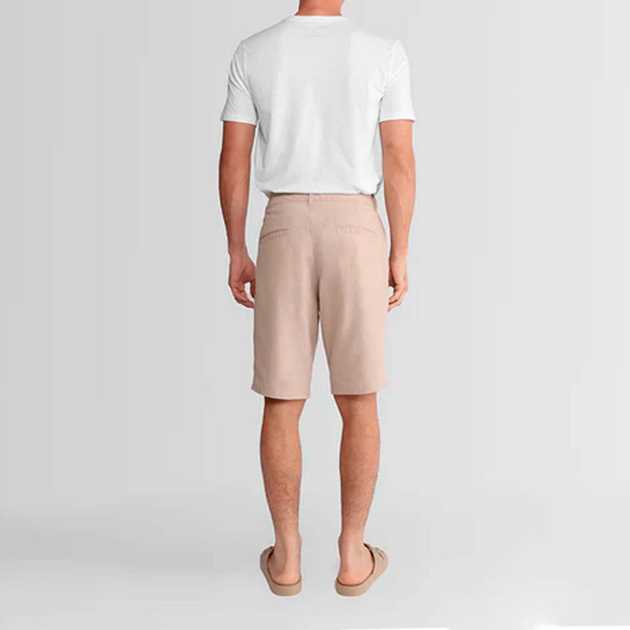 Bermuda Linho Masculina - Bege