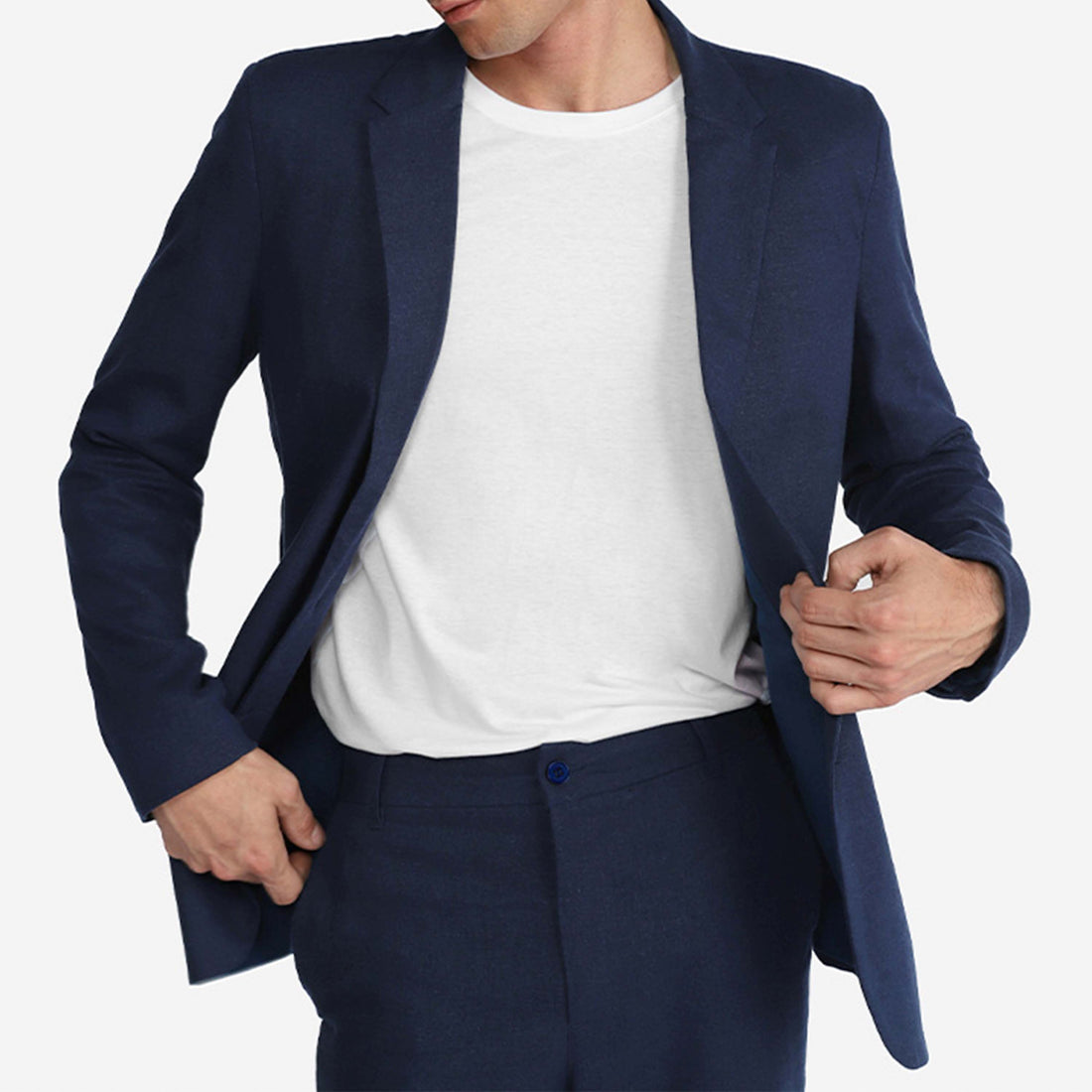 Blazer Linho Masculino - Azul