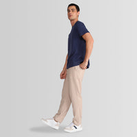 Camiseta Raglan Algodão Masculina - Azul