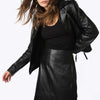 Jaqueta Couro Feminina - Preto