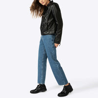 Jaqueta Couro Feminina - Preto