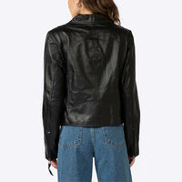 Jaqueta Couro Feminina - Preto