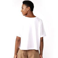 Everyday T-Shirt Boxy Raglan Feminina - Branco