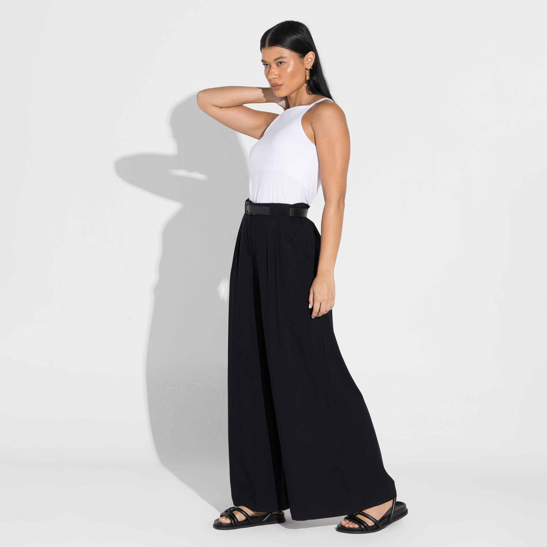 Regata Cotton Pima Cava Americana Feminina - Branco