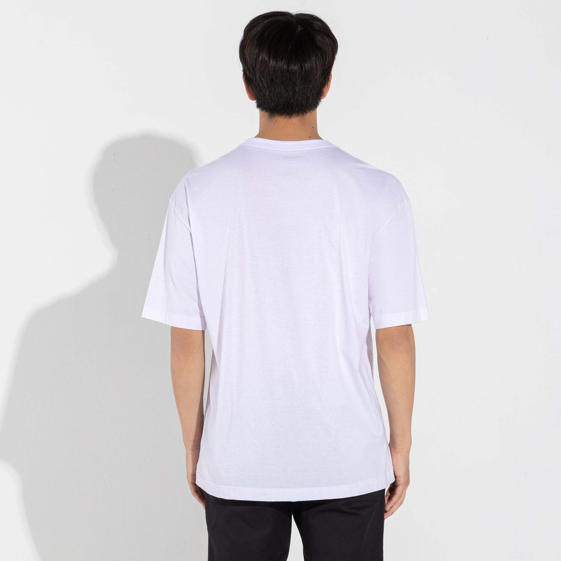 Camiseta Boxy Algodão Premium Masculina | Everyday Collection - Branco