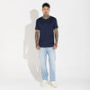 Camiseta Pima Bolso Masculina | Life Collection - Azul Marinho