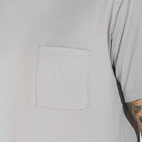 Camiseta Pima Bolso Masculina | Life Collection - Cinza Titânio