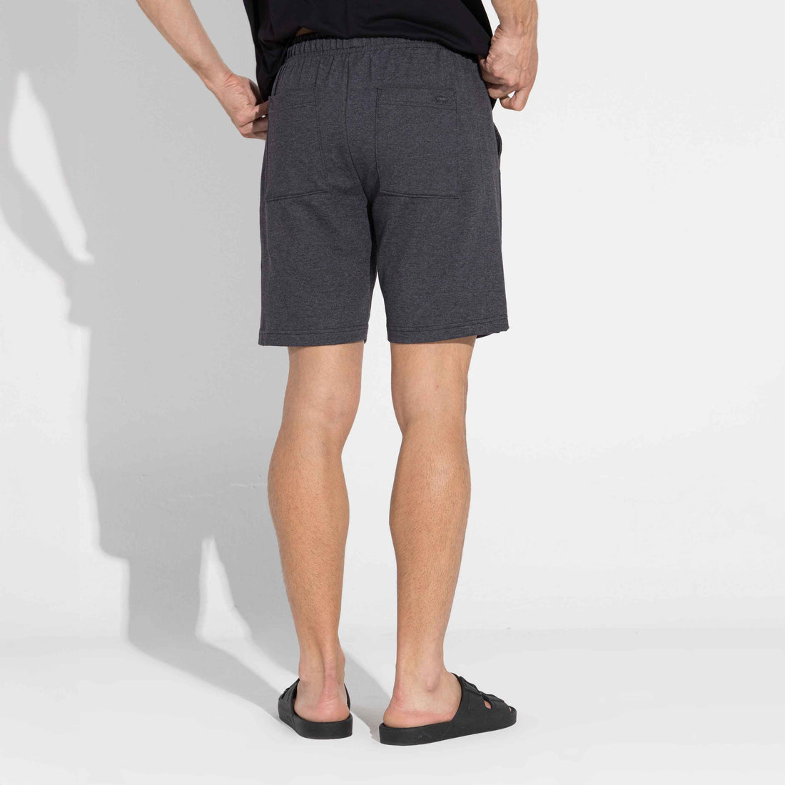 Bermuda Flamê Recorte Lateral Masculina - Mescla Escuro