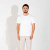 Camiseta Pima Punho Masculina - Branco
