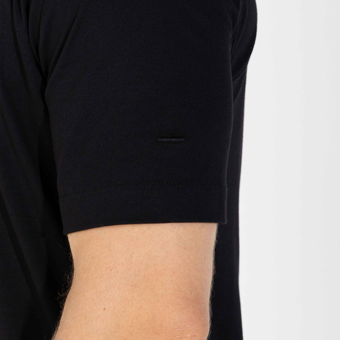 Camiseta Pima Punho Masculina | Life Collection - Preto