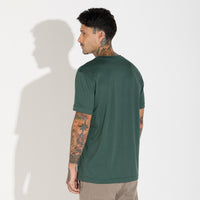 Camiseta Pima Punho Masculina | Life Collection - Verde Pinho