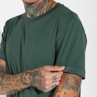 Camiseta Pima Punho Masculina | Life Collection - Verde Pinho