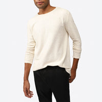 Blusa Blend Linho Textura Masculina - Off White