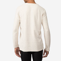 Blusa Blend Linho Textura Masculina - Off White