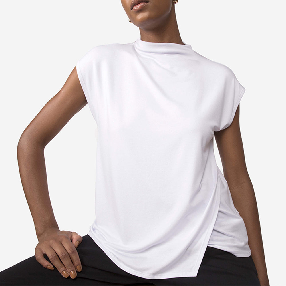 Blusa Modal Transpasse Feminina | Travel Collection - Branco