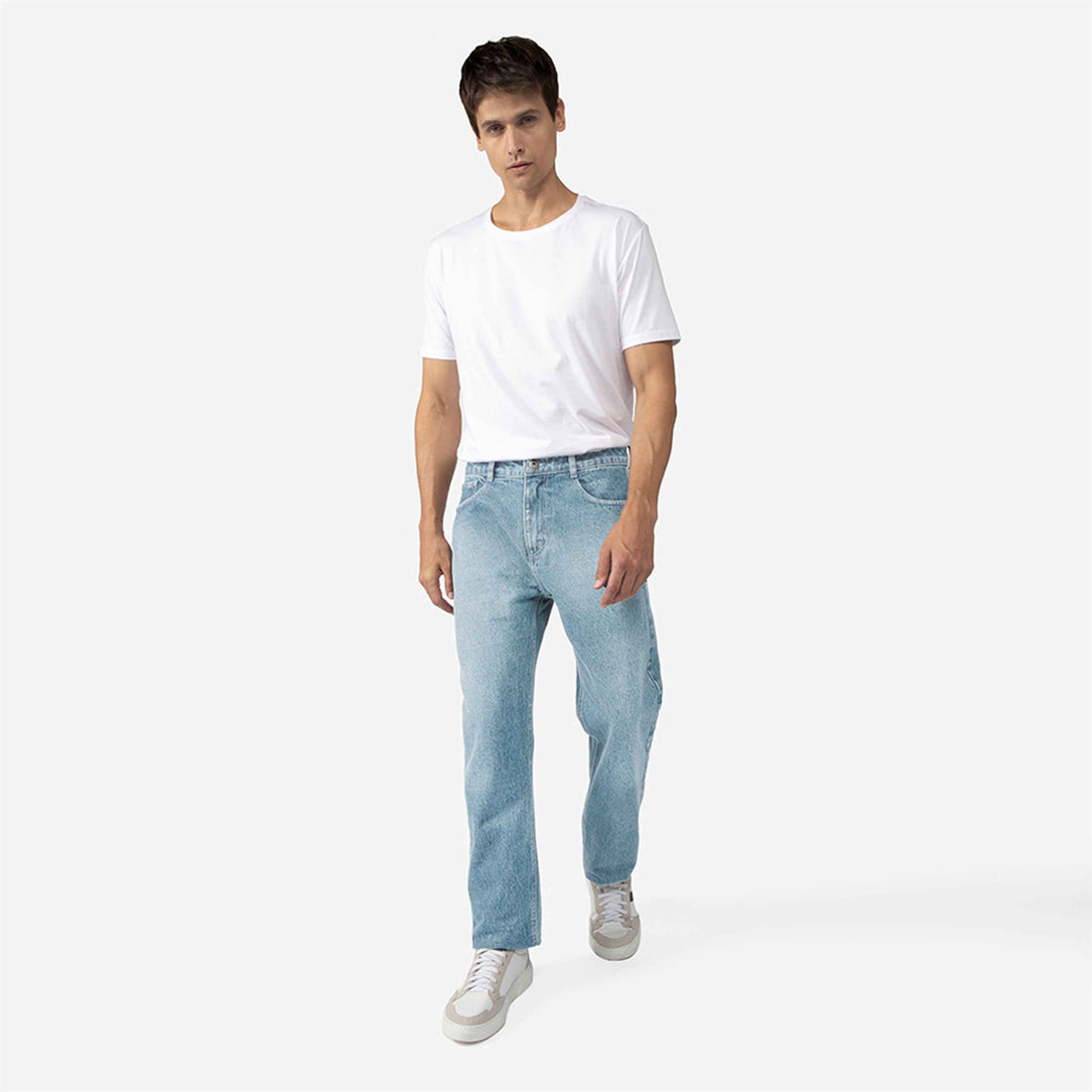 Calça Jeans Clássica Masculina - Azul Jeans Claro