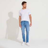 Calça Jeans Slim Masculina - Azul Jeans Claro