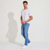 Calça Jeans Slim Masculina - Azul Jeans Claro